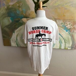 Vintage horse camp tshirt medium
